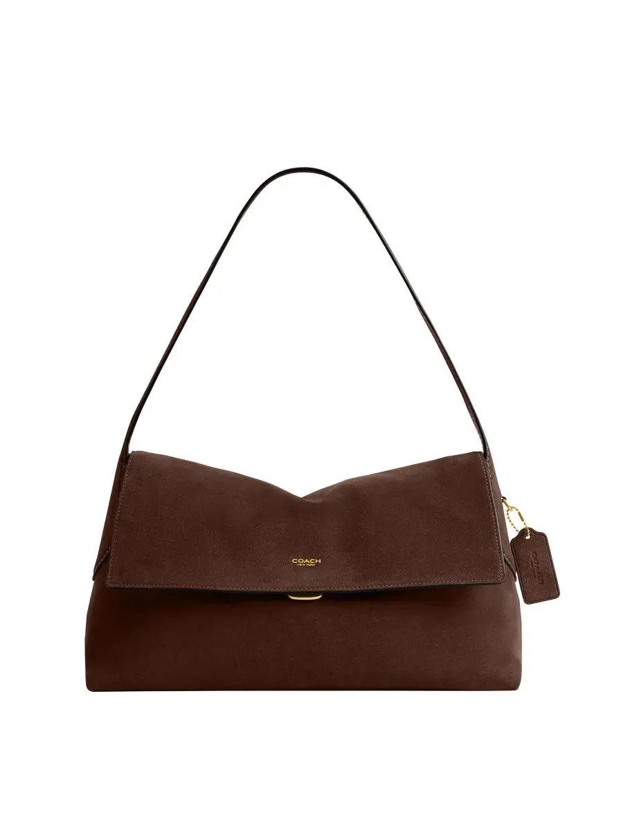 Сумка через плечо Chelsea Large Suede COACH