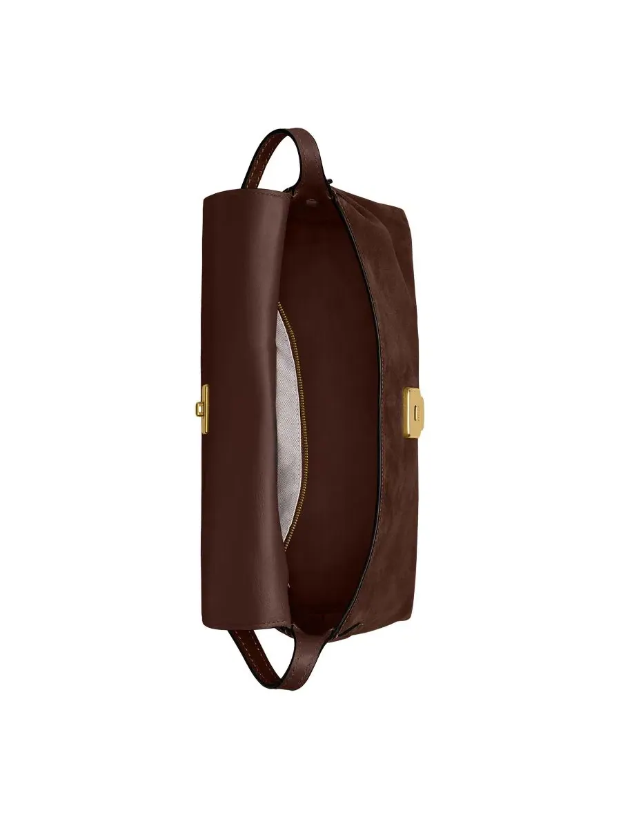 Сумка через плечо Chelsea Large Suede COACH — изображение 5 из 7, коричневый