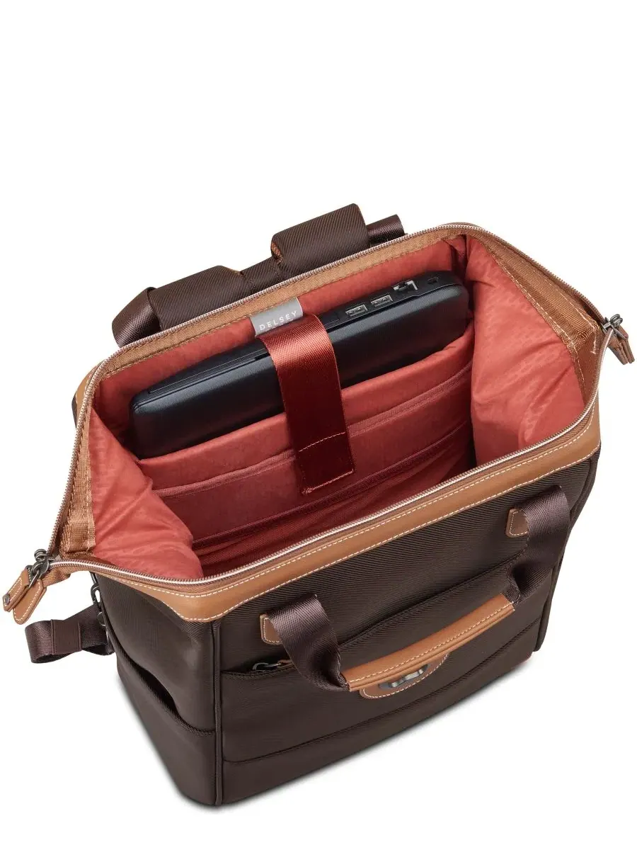Сумка-шопер Chatelet Air 2.0 15" Totepack Delsey Paris — изображение 6 из 9, шоколад