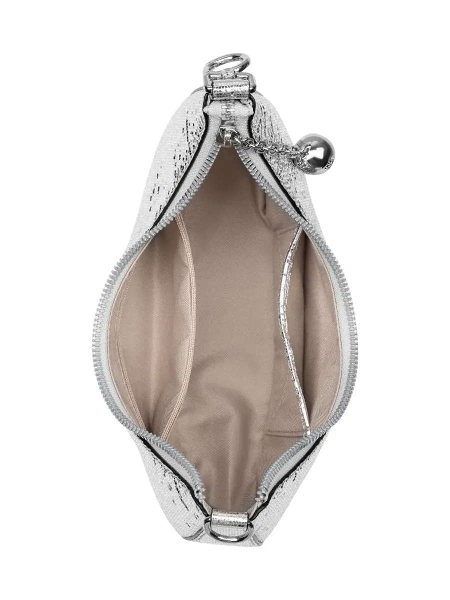 Конвертируемая сумка-кроссбоди Brantlee Nine West — изображение 7 из 10, серебряный
