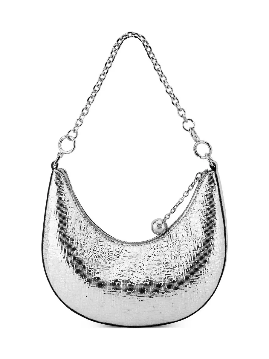 Конвертируемая сумка-кроссбоди Brantlee Nine West — изображение 8 из 10, серебряный