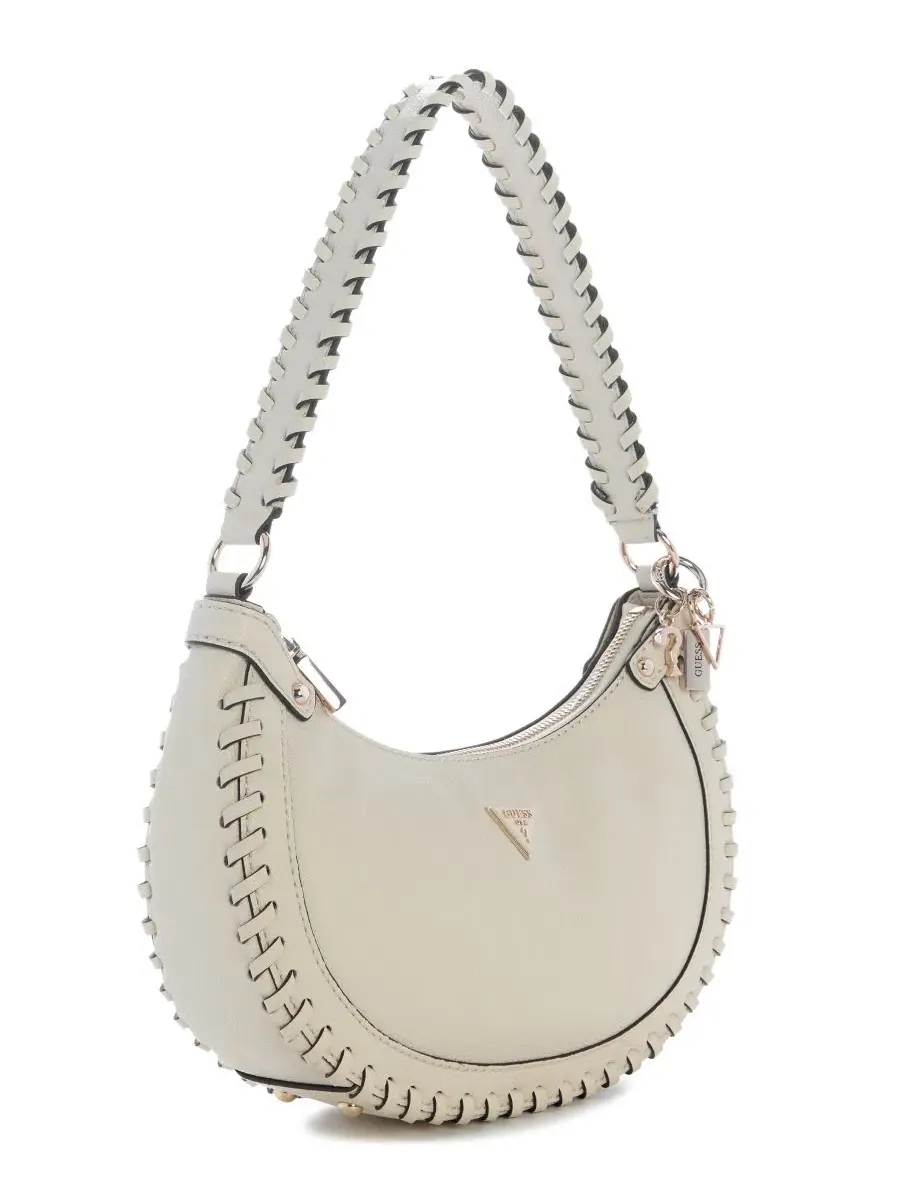 Сумка-хобо Petra Small с плечевым ремнем GUESS — изображение 2 из 4, кость