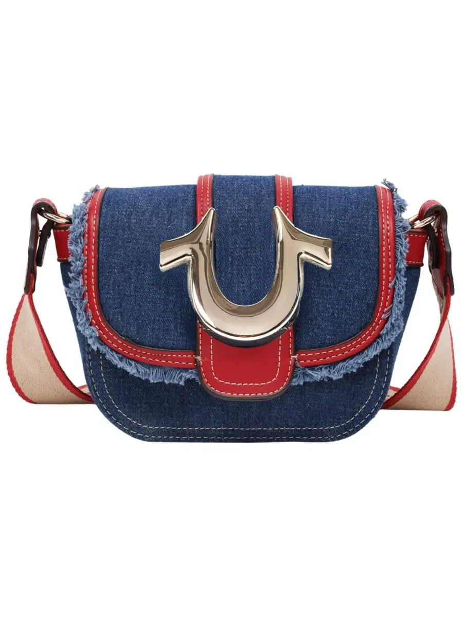 Мини-сумка через плечо с бахромой Asher Frayed Edge Mini Flap Crossbody True Religion