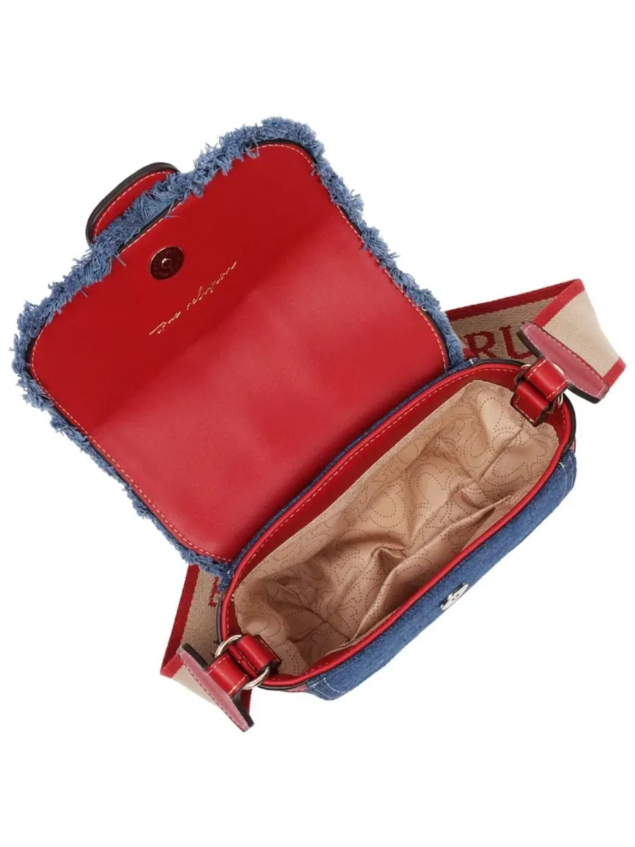 Мини-сумка через плечо с бахромой Asher Frayed Edge Mini Flap Crossbody True Religion — изображение 5 из 7