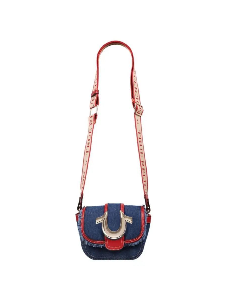 Мини-сумка через плечо с бахромой Asher Frayed Edge Mini Flap Crossbody True Religion — изображение 6 из 7