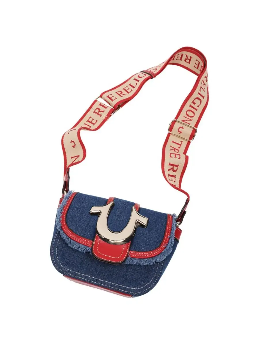 Мини-сумка через плечо с бахромой Asher Frayed Edge Mini Flap Crossbody True Religion — изображение 7 из 7