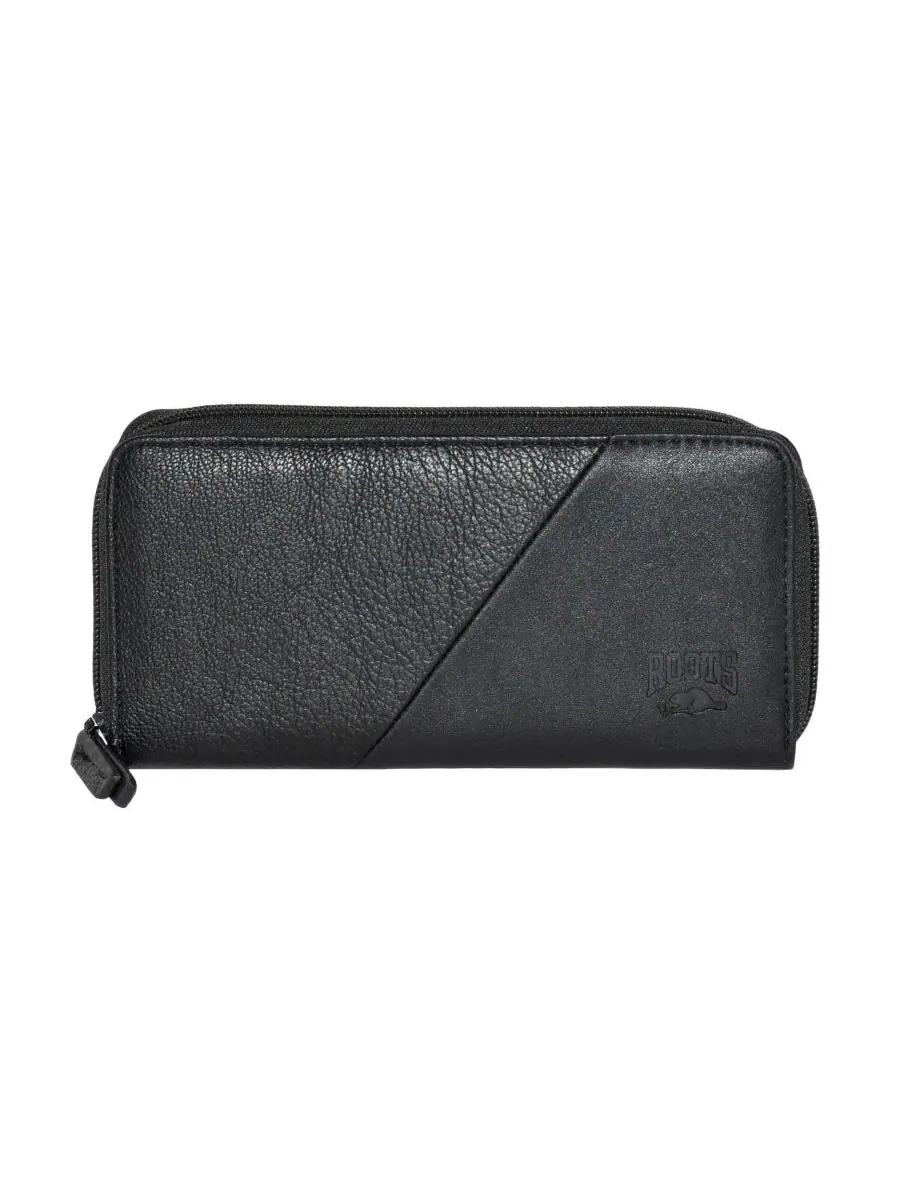 Компактный кошелек с застежкой-молнией Everglade Collection Slim Zipper Round Wallet Roots — изображение 9 из 9, синий