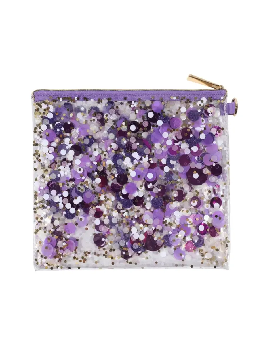 Packed Party Косметичка Spirit Squad Confetti Everything Pouch для женщин (Purple Crush) — изображение 2 из 3, фиолетовый