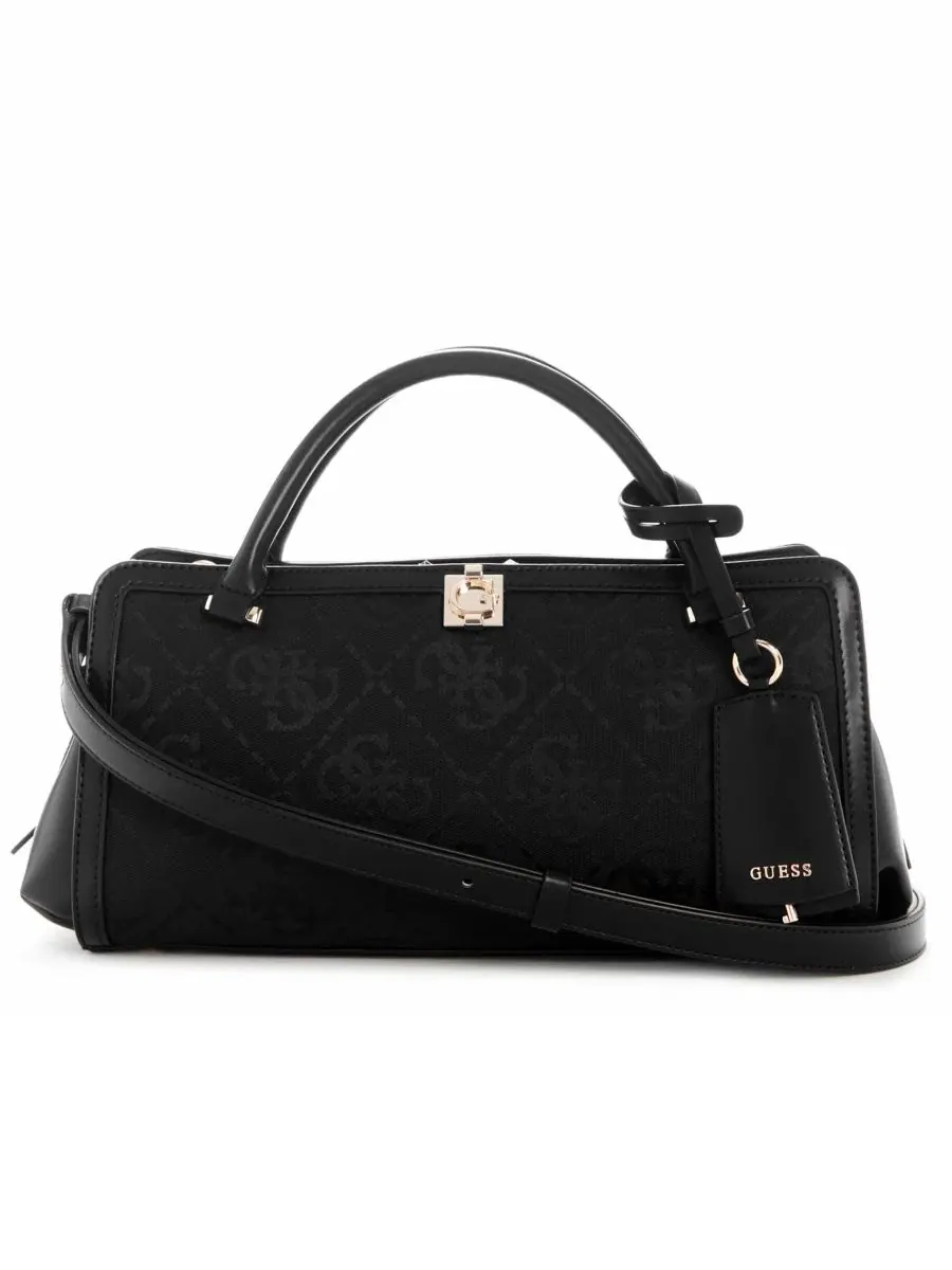 Сумка-шоппер с логотипом, 35,6 см, с плечевым ремнем, Audrey Logo Large Satchel GUESS