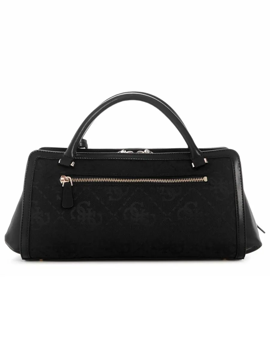 Сумка-шоппер с логотипом, 35,6 см, с плечевым ремнем, Audrey Logo Large Satchel GUESS — изображение 2 из 3, черный