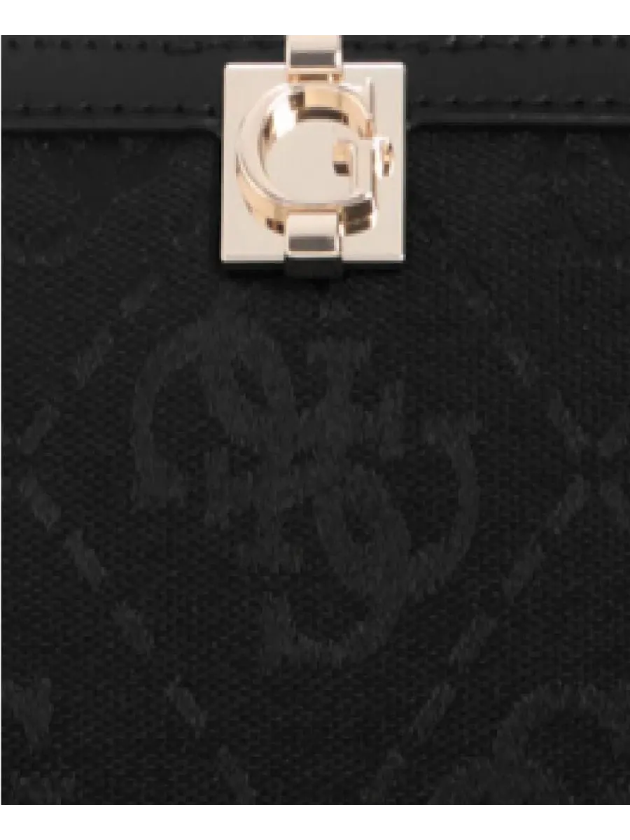 Сумка-шоппер с логотипом, 35,6 см, с плечевым ремнем, Audrey Logo Large Satchel GUESS — изображение 3 из 3, черный