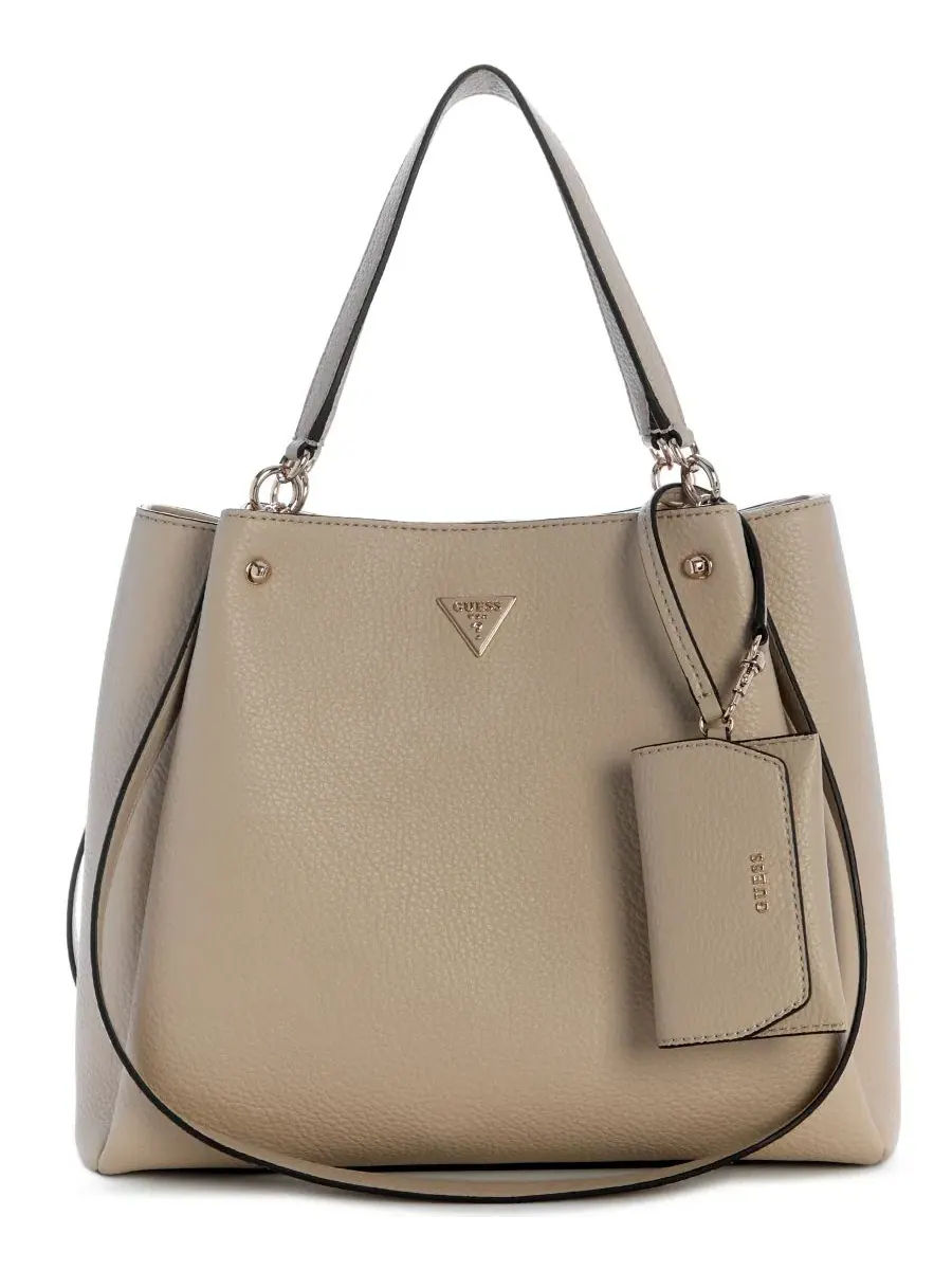 Сумка-шопер GUESS Lorella Girlfriend Medium — изображение 1 из 4, кость