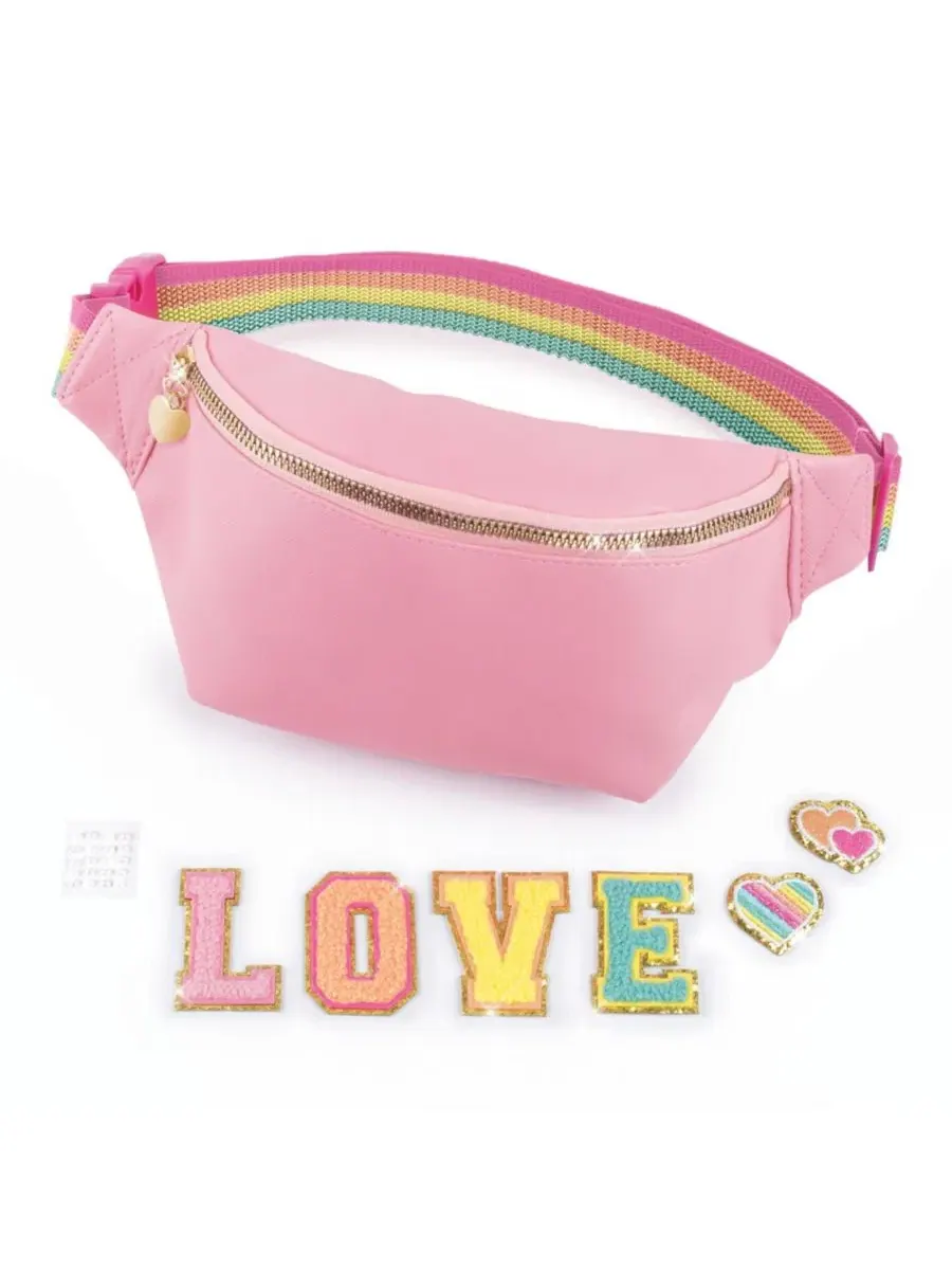 Сумка-бананка с заплатками Fashion Bag with Patches Make It Real — изображение 2 из 4, мульти