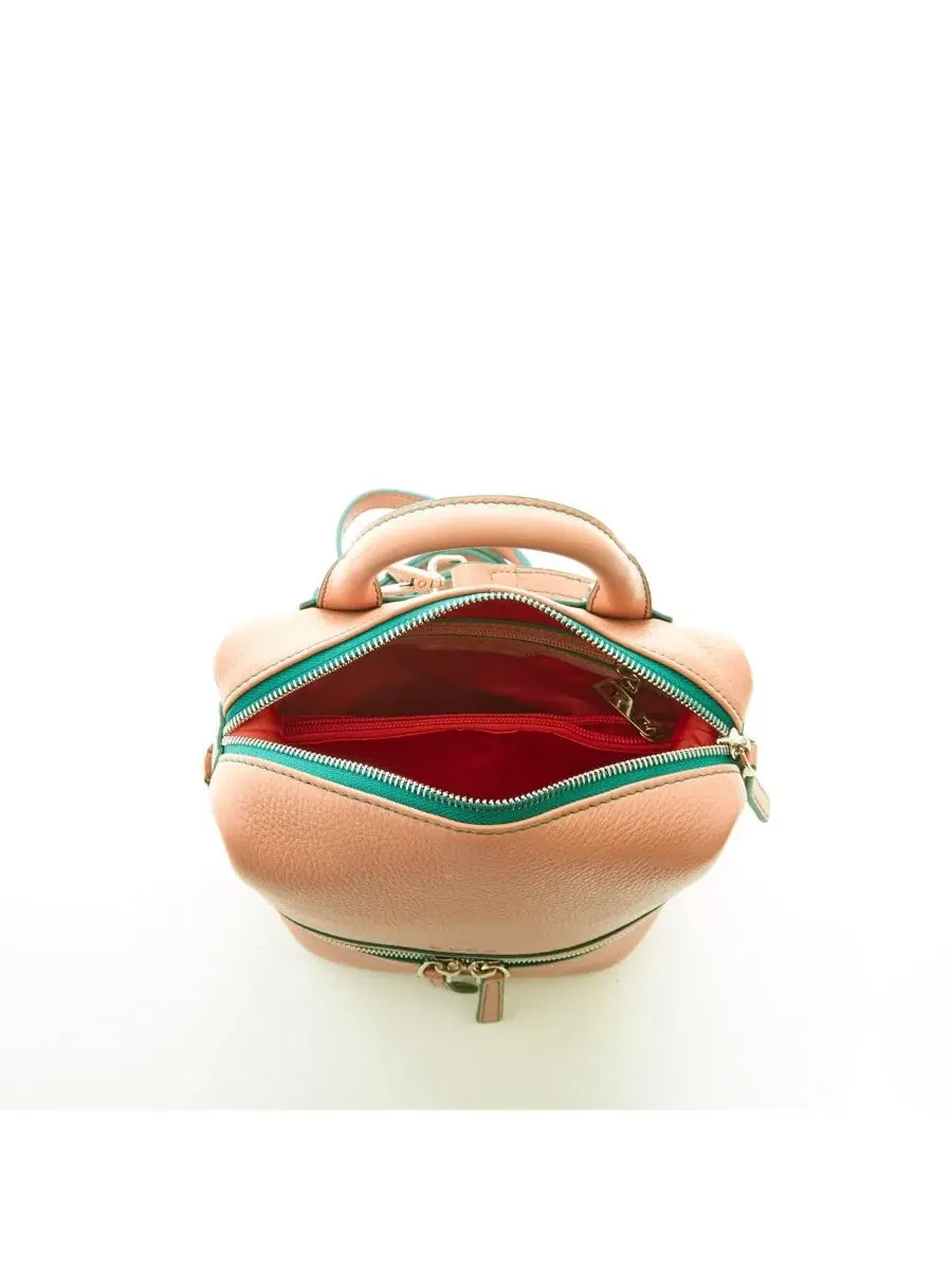 Женский кожаный рюкзак-сумка Ashely Convertible Shoulder Crossbody Bag SUSU — изображение 8 из 8, розовый/розовый/розовый