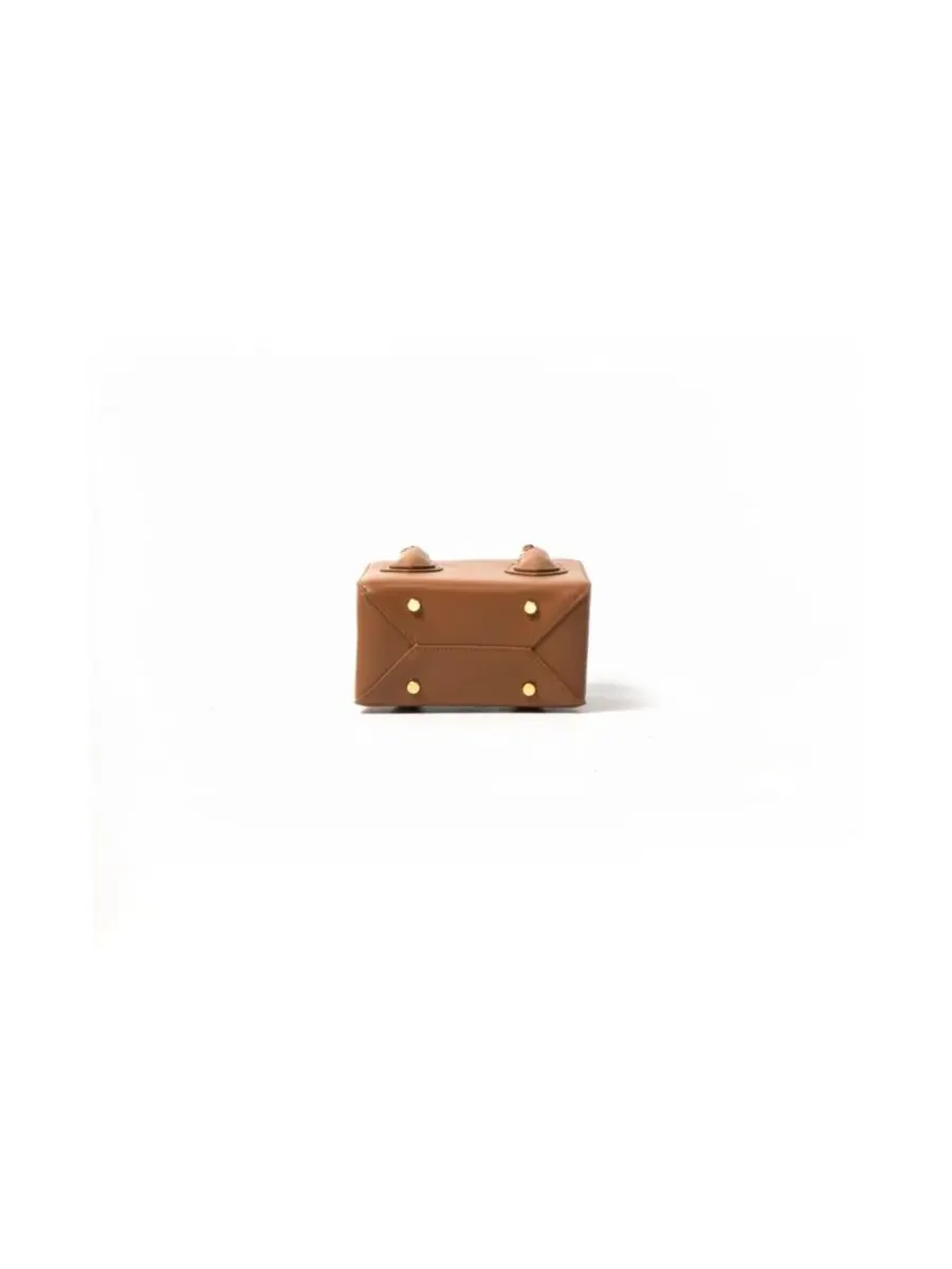 Сумка-тоут Mèsan Boxy Tote — изображение 4 из 9, коричневый
