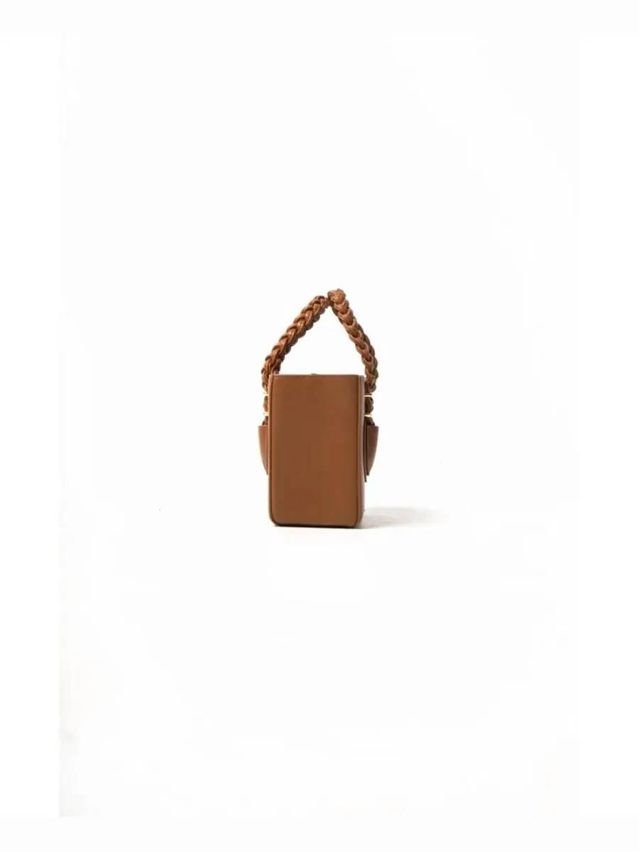 Сумка-тоут Mèsan Boxy Tote — изображение 7 из 9, коричневый