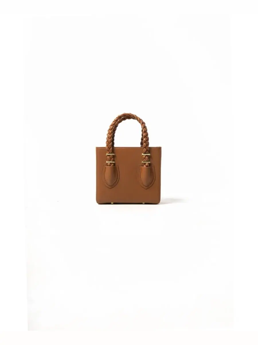 Сумка-тоут Mèsan Boxy Tote — изображение 8 из 9, коричневый
