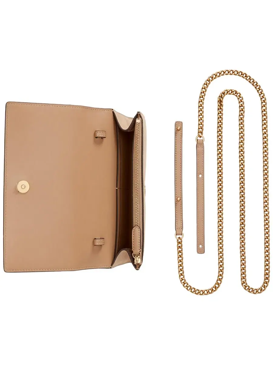 Сумка-кроссбоди из замши Adair II Medium Lauren Ralph Lauren — изображение 5 из 7, бежевый