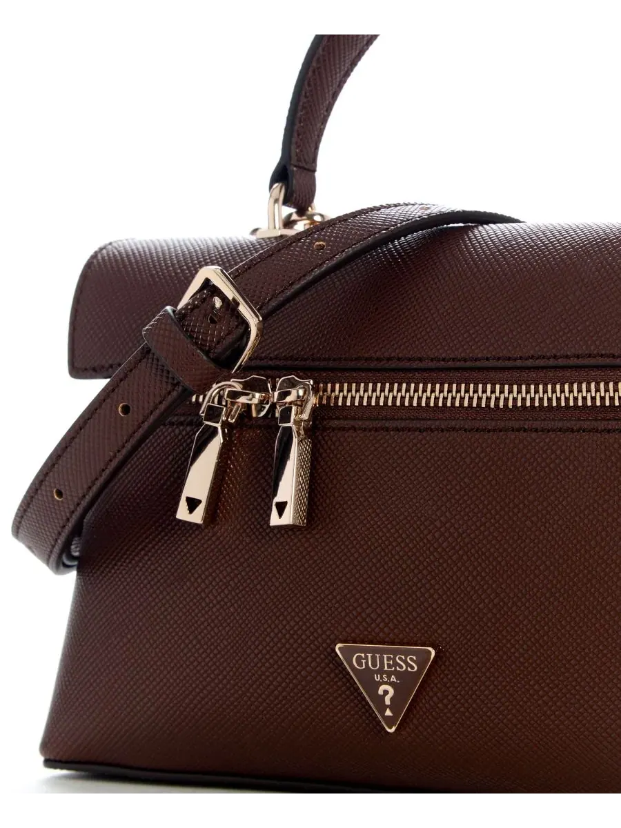 Сумка через плечо Danielle Small GUESS — изображение 4 из 5, коричневый