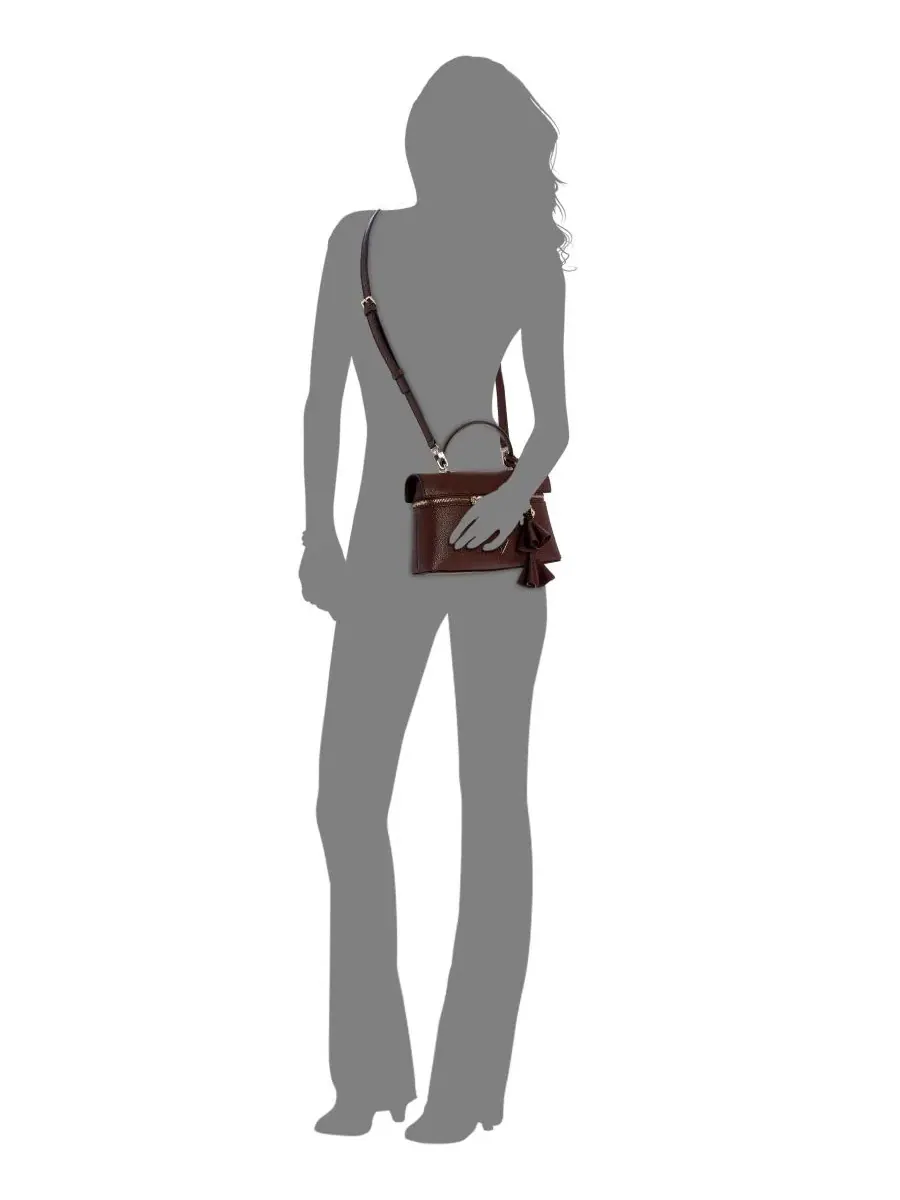 Сумка через плечо Danielle Small GUESS — изображение 5 из 5, коричневый