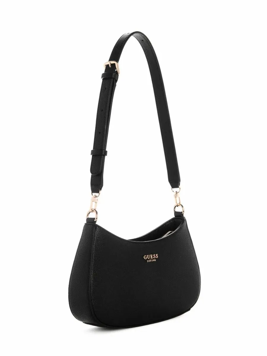 Небольшая сумка через плечо Bethany Zip-Top GUESS — изображение 2 из 3, черный