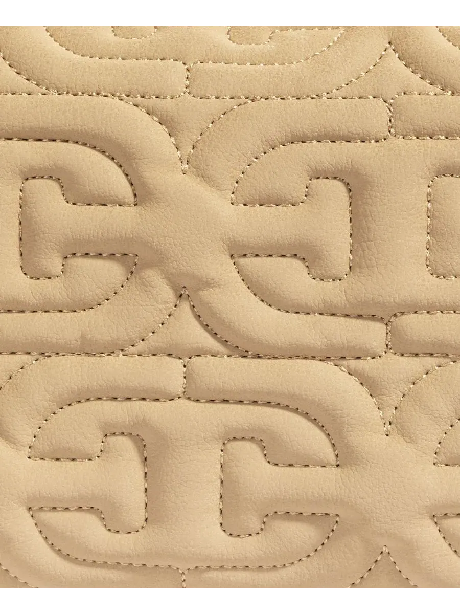 Женская сумка через плечо с квилтингом Ethyl Quilted Zip-Top Demi Sam Edelman — изображение 7 из 7, светлый бежевый