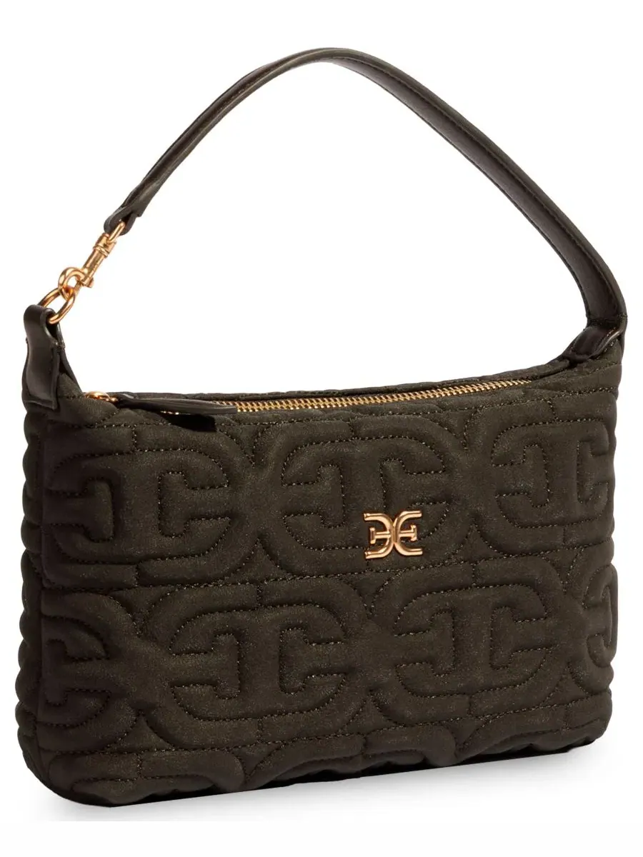 Женская сумка с квилтингом и цепочкой Ethyl Quilted Sam Edelman — изображение 3 из 7, шоколад