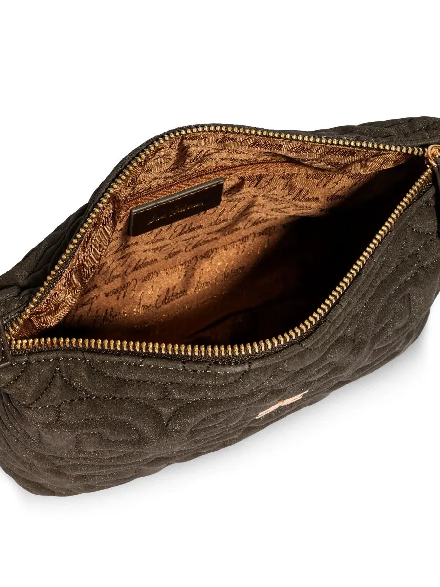 Женская сумка с квилтингом и цепочкой Ethyl Quilted Sam Edelman — изображение 4 из 7, шоколад