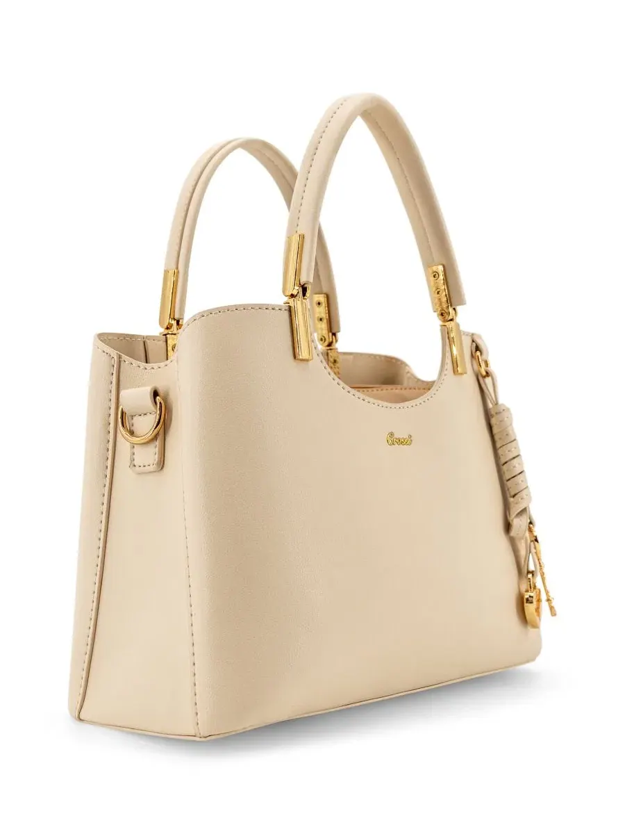 Сумка-шопер Lina Small Top Handle Tote LIKE DREAMS — изображение 3 из 6, белый