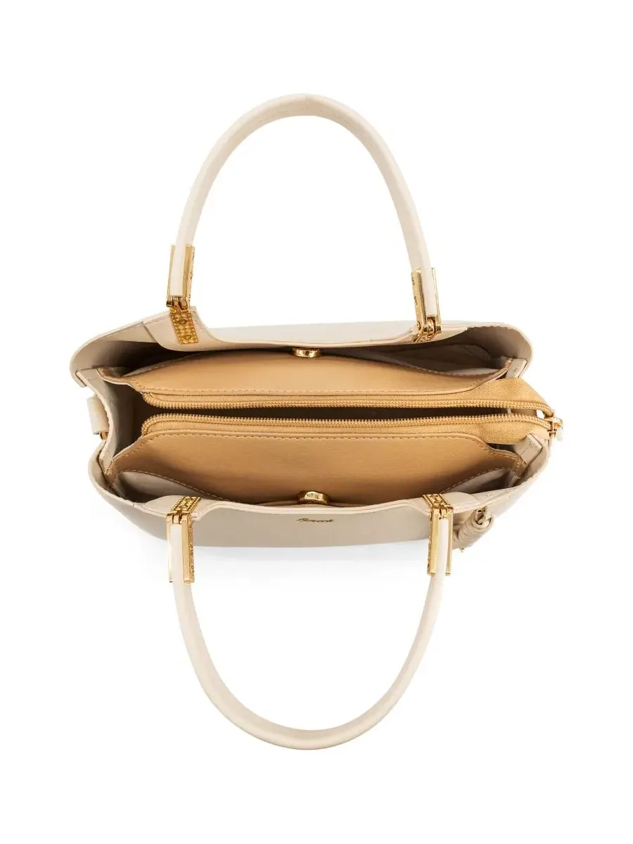 Сумка-шопер Lina Small Top Handle Tote LIKE DREAMS — изображение 4 из 6, белый
