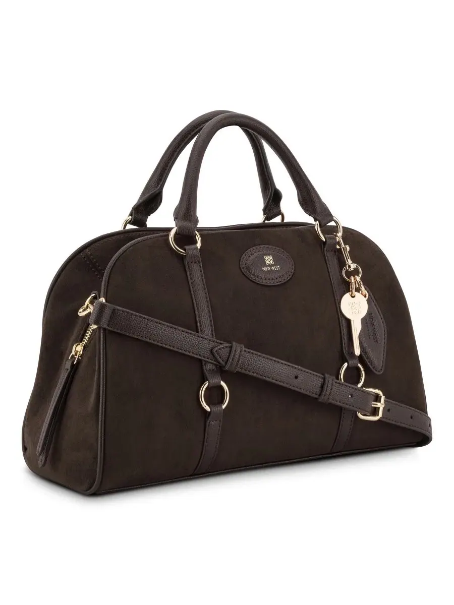 Сумка-кроссбоди Cobel Medium Satchel Nine West — изображение 3 из 4, эспрессо