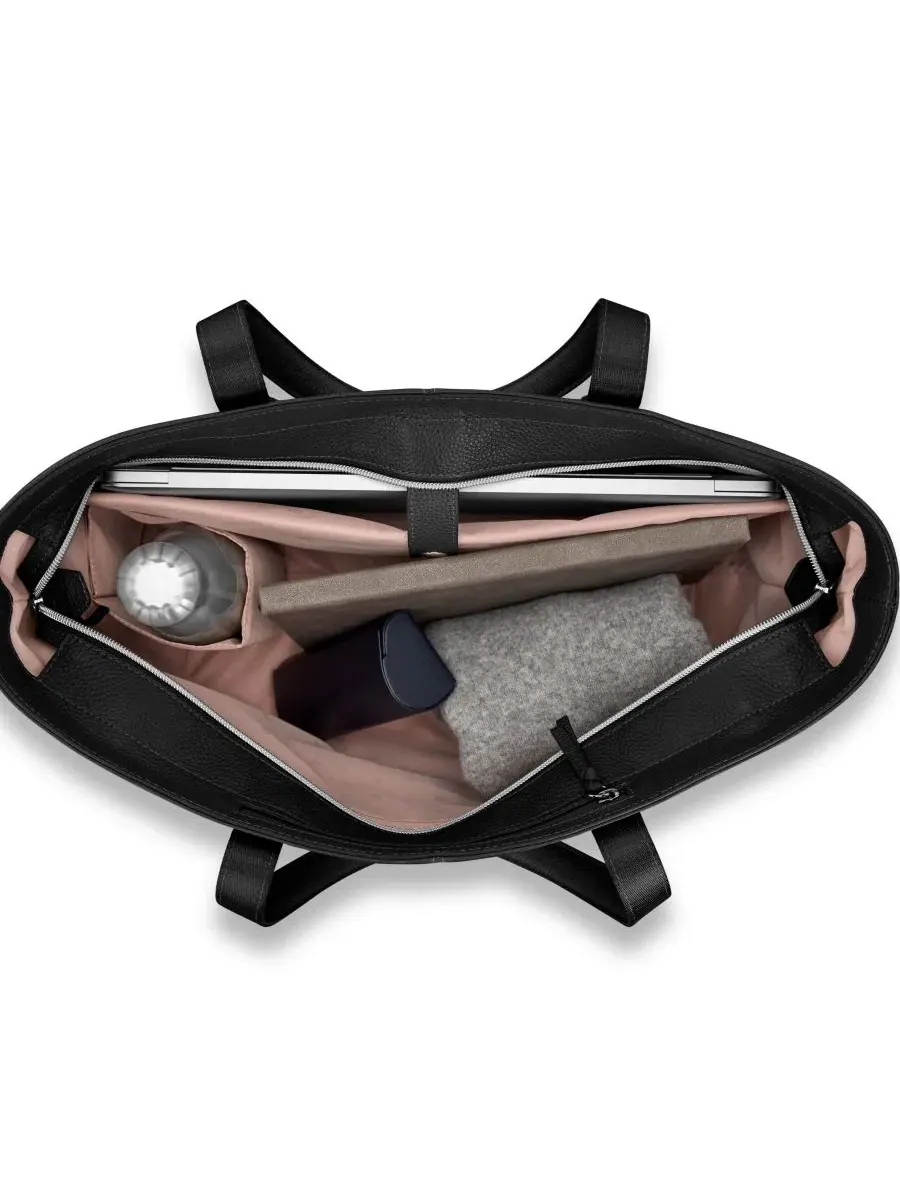 48 см кожаная сумка-тоут Mobile Solution 2 Samsonite — изображение 4 из 7, черный