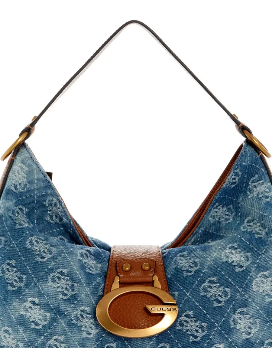 Сумка через плечо GUESS Camden Small Crossbody Handbag — изображение 3 из 3, джинсовый синий