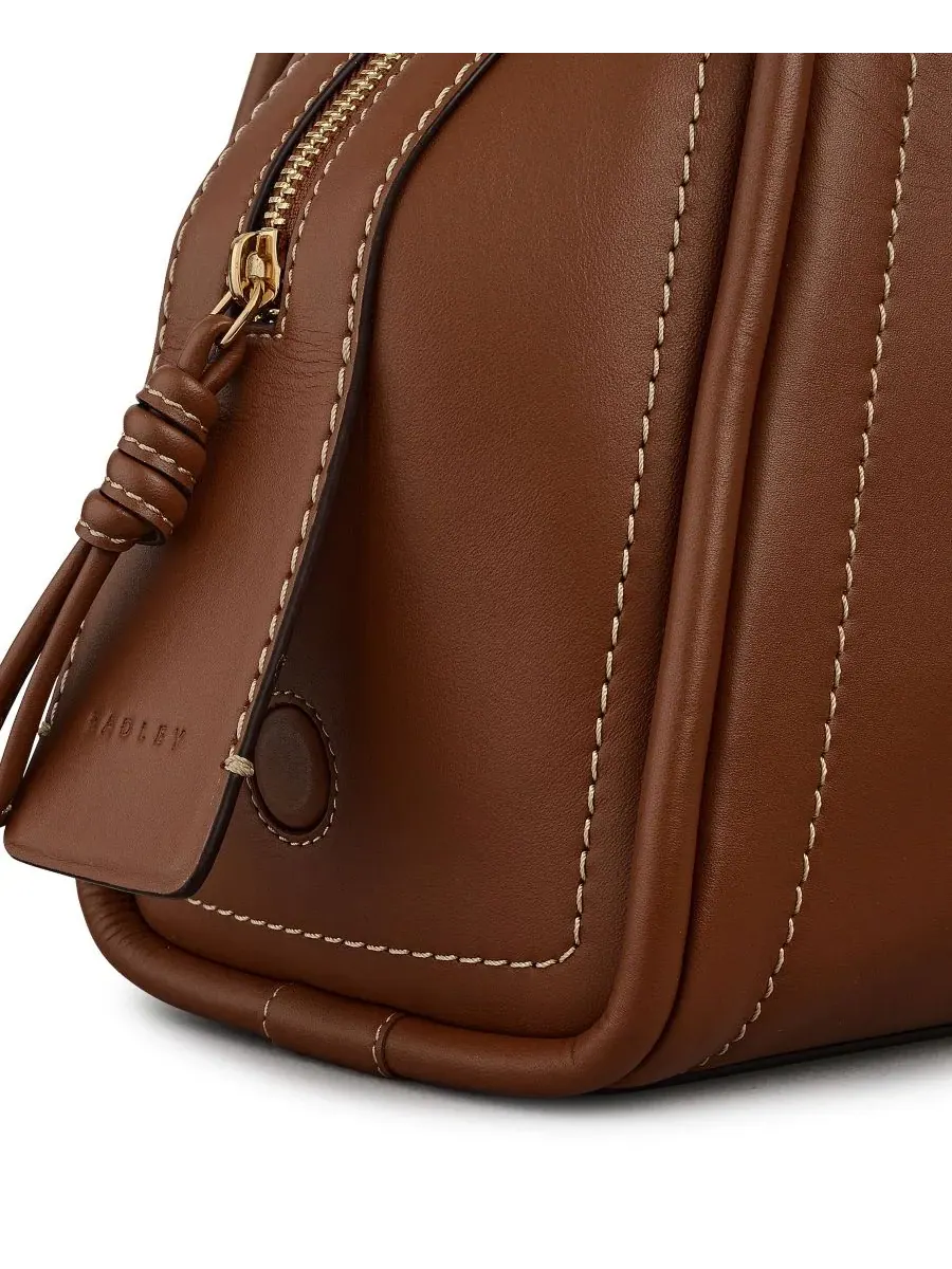 Сумка-мессенджер Golborne Medium Ziptop Grab Satchel Bag Radley London — изображение 4 из 4, коричневый