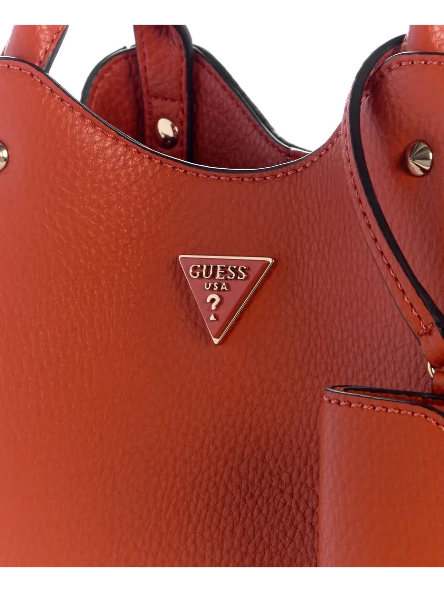 Сумка-тоут GUESS Lorella Girlfriend Small — изображение 3 из 5, оранжевый