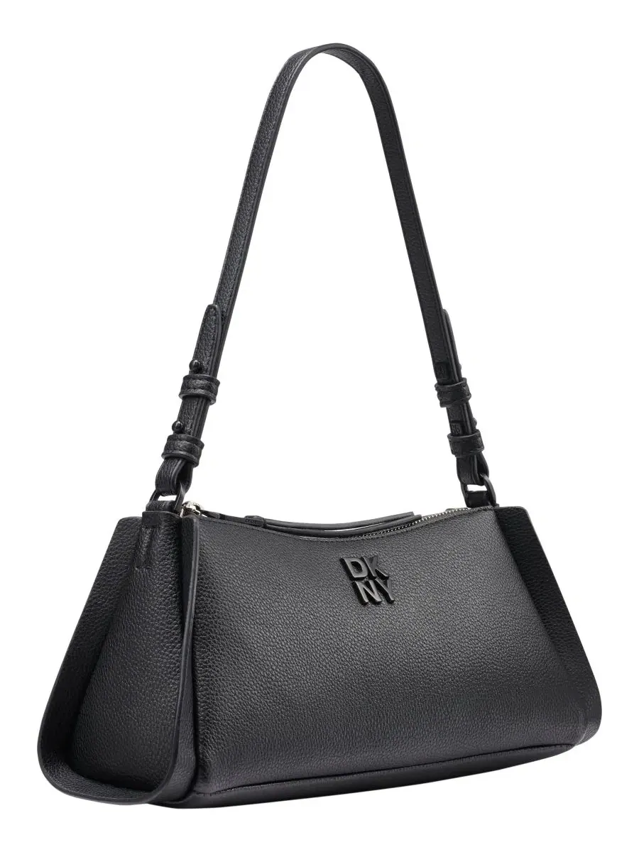 Небольшая сумка через плечо Josie Zip-Top DKNY — изображение 3 из 4, черный/черный
