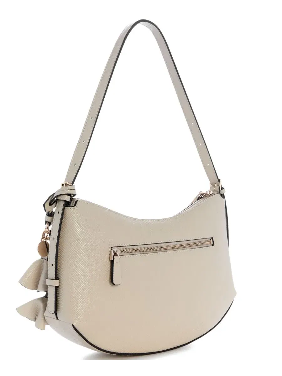Сумка через плечо Danielle Small Zip-Top Shoulder Handbag GUESS — изображение 2 из 5, кость