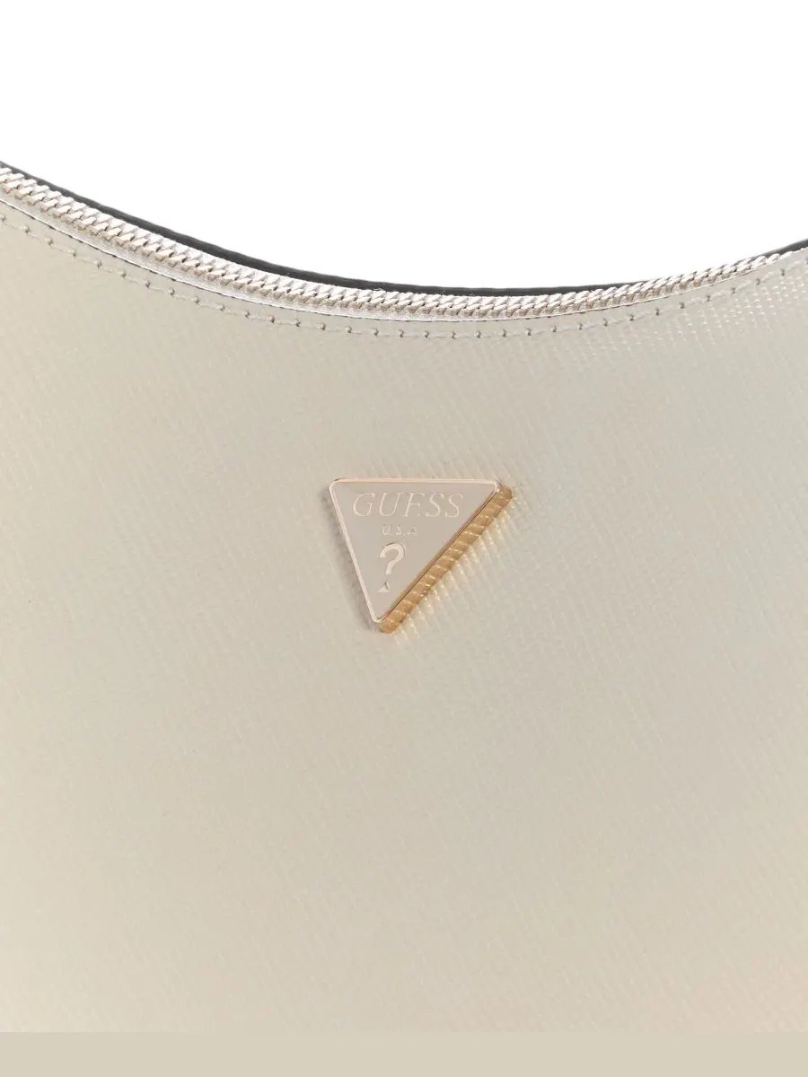 Сумка через плечо Danielle Small Zip-Top Shoulder Handbag GUESS — изображение 4 из 5, кость