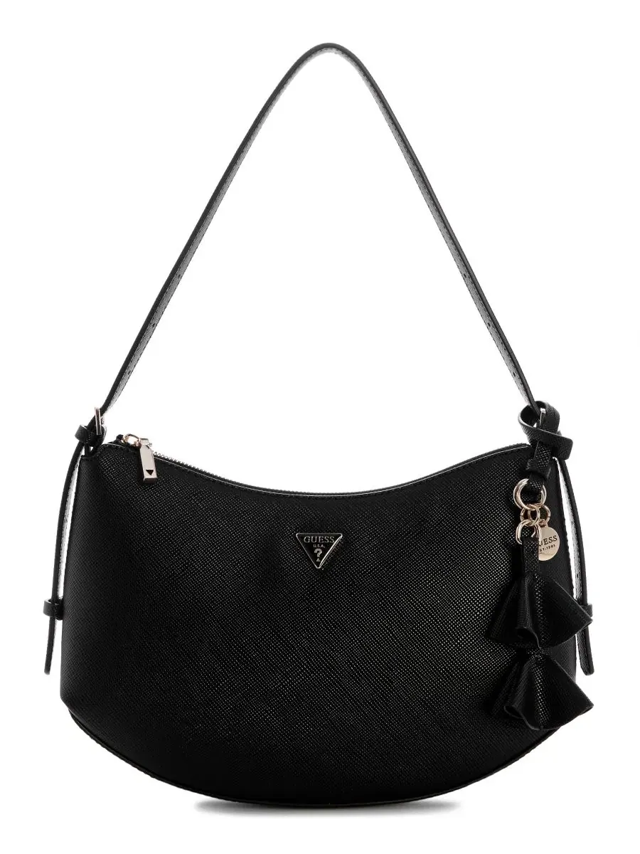Сумка через плечо с декоративной кисточкой Danielle Small Zip-Top Shoulder Handbag GUESS