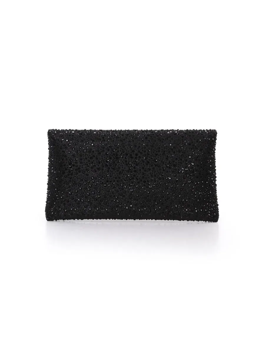 Женский клатч Juliet Mixed Crystal Envelope Jewel Badgley Mischka — изображение 2 из 4, черный