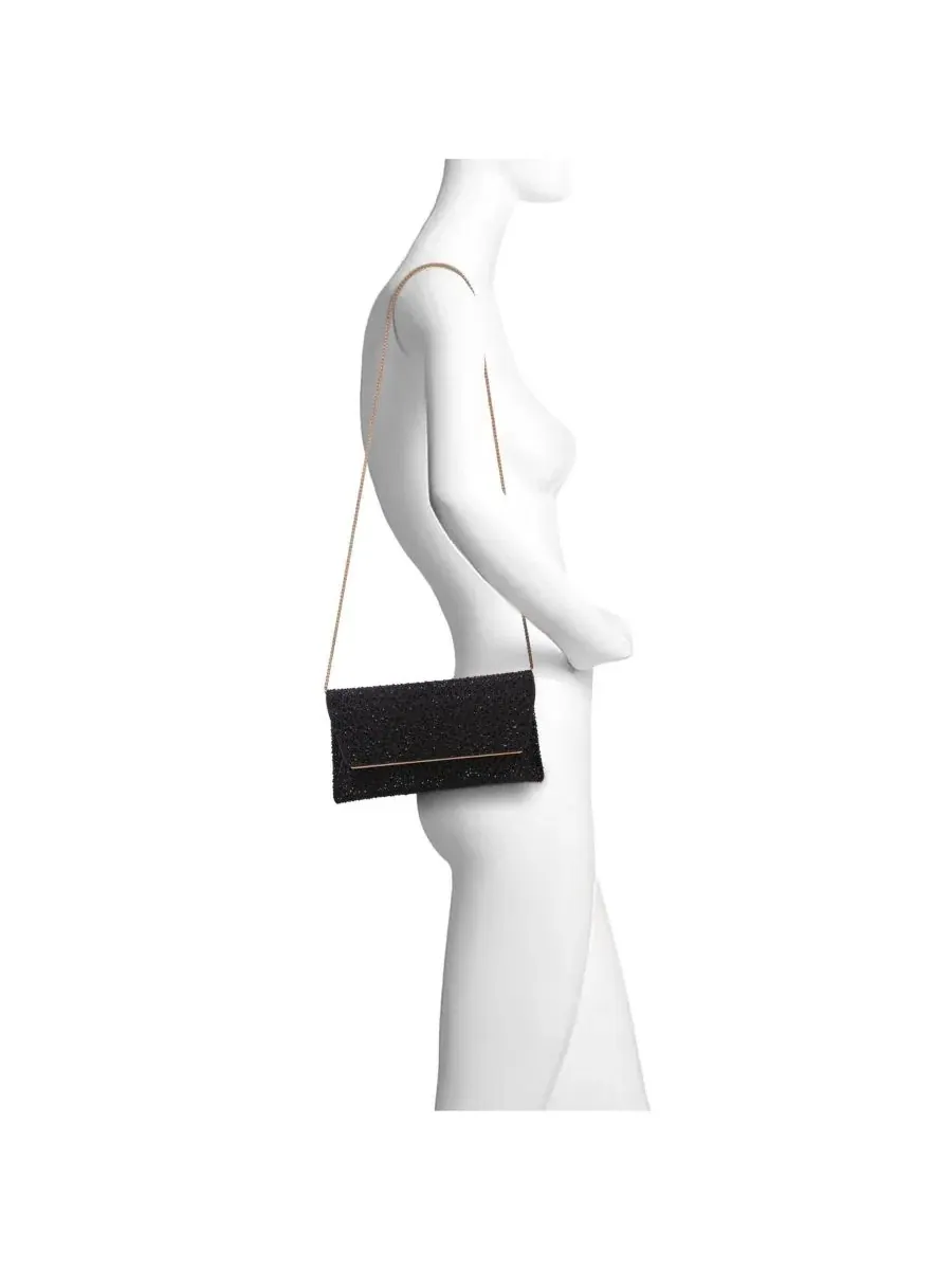 Женский клатч Juliet Mixed Crystal Envelope Jewel Badgley Mischka — изображение 4 из 4, черный