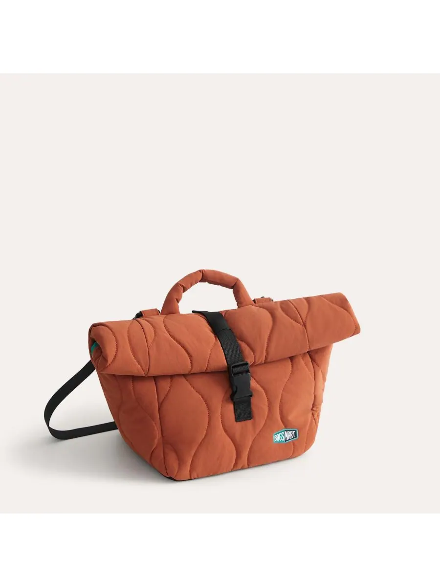 Ланч-сумка Walker Roll Top с регулируемым плечевым ремнем, цвет мандариновый BAGSMART — 2