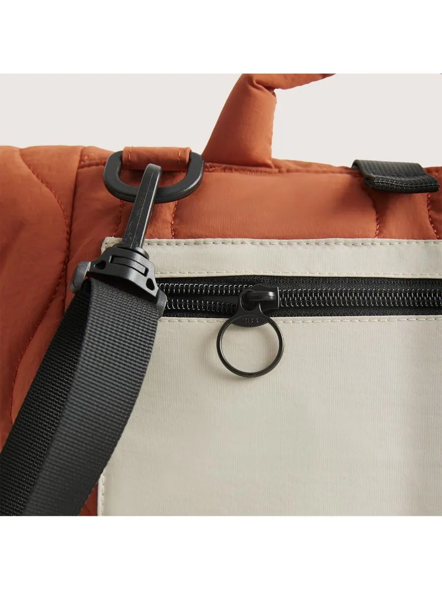 Ланч-сумка Walker Roll Top с регулируемым плечевым ремнем, цвет мандариновый BAGSMART — 9