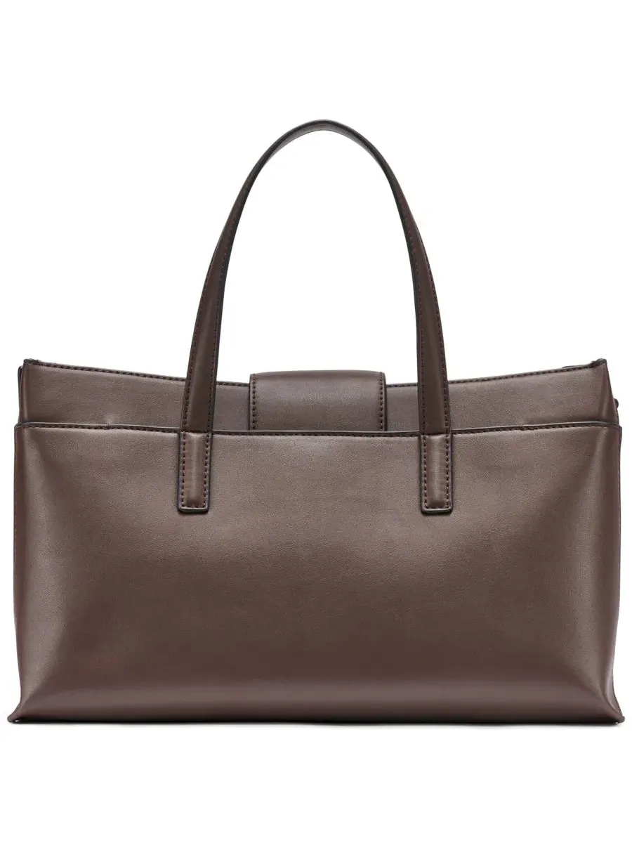 Средняя сумка-шоппер Saige Medium Satchel Handbag Calvin Klein — изображение 2 из 9, ява