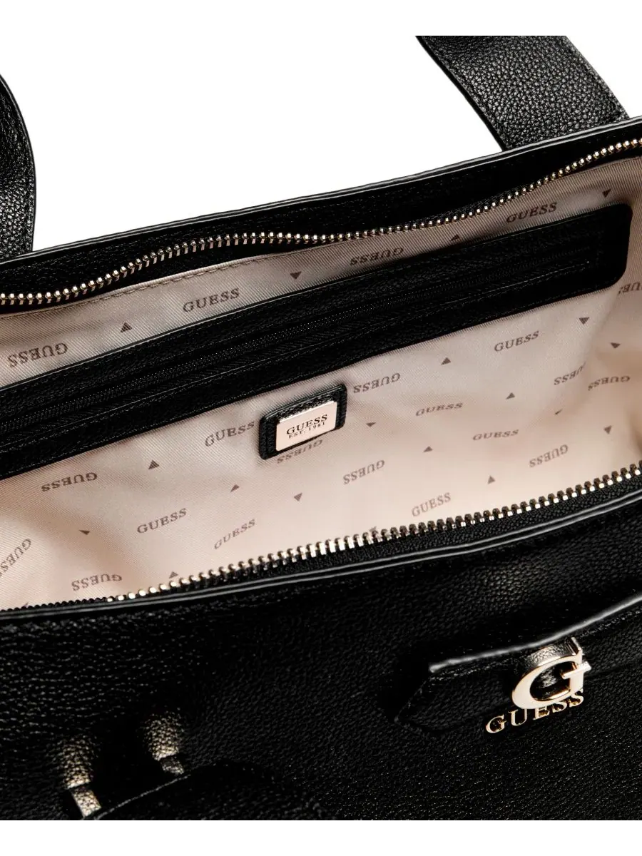 Сумка-шопер Suzy Extra-Large Satchel GUESS — изображение 3 из 6, черный