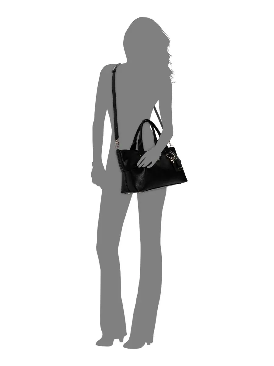 Сумка-шопер Suzy Extra-Large Satchel GUESS — изображение 5 из 6, черный