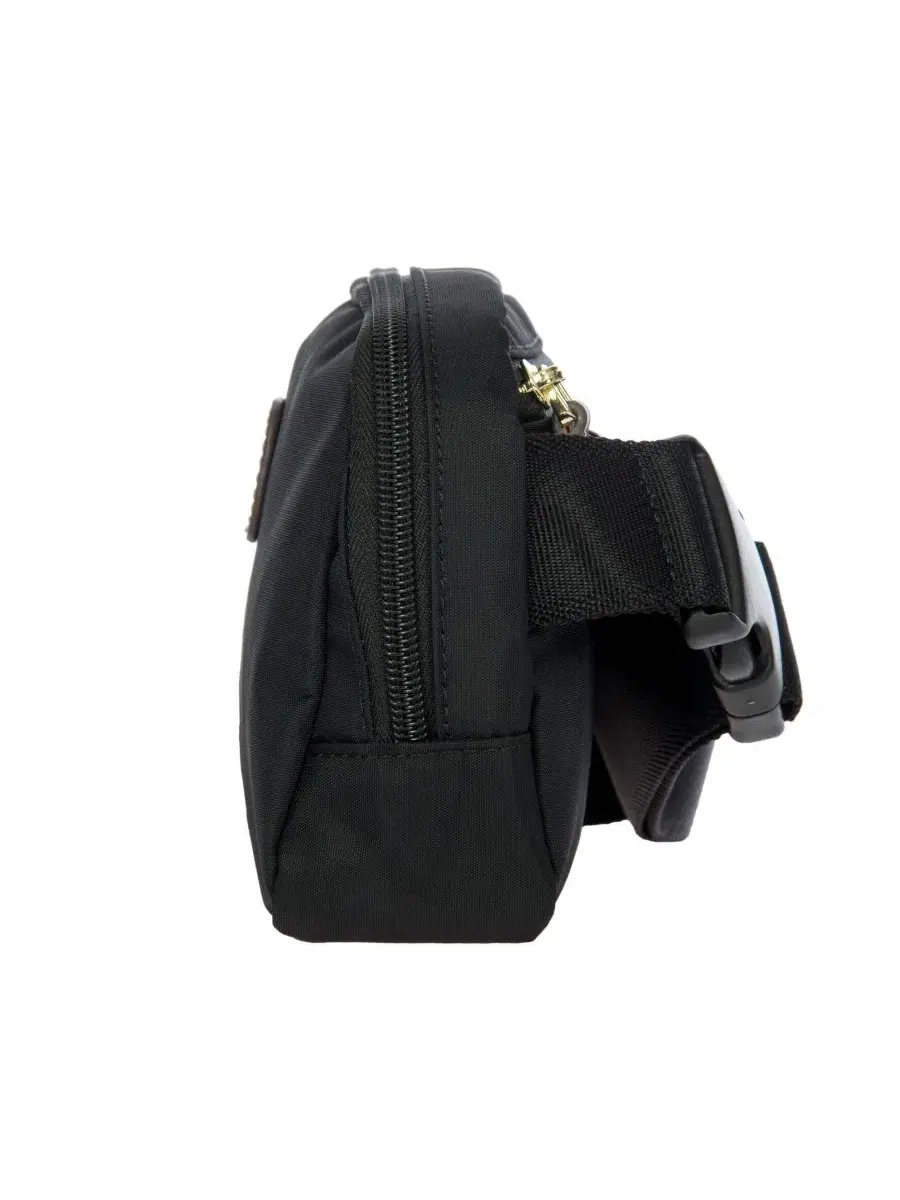 Поясная сумка с регулируемым ремнем X-Travel 7" Shoulder or Belt Bag Bric's — изображение 4 из 5, черный