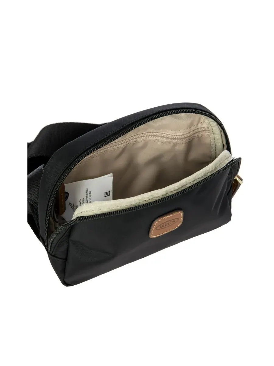 Поясная сумка с регулируемым ремнем X-Travel 7" Shoulder or Belt Bag Bric's — изображение 5 из 5, черный