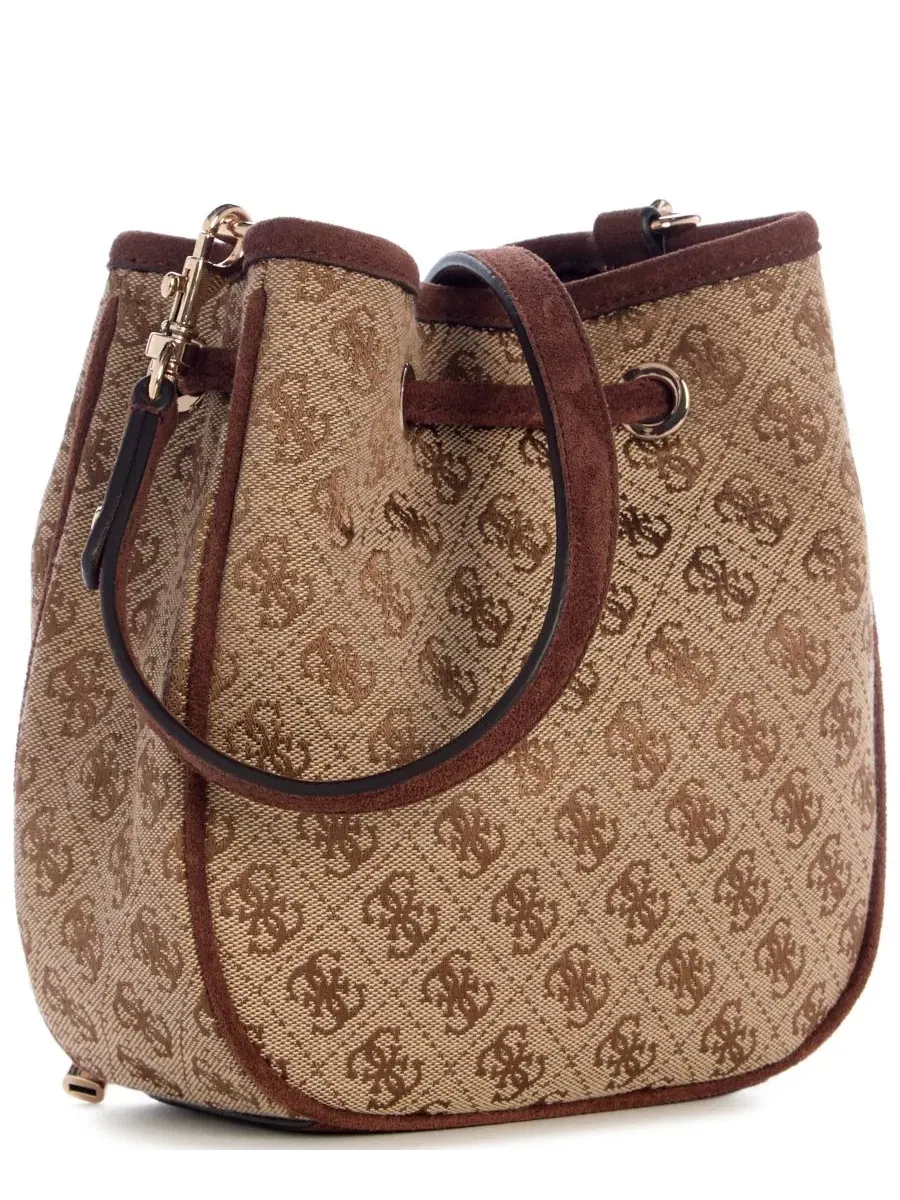 Сумка-ведро с завязкой Samantha Small Drawstring Bucket Handbag GUESS — 2