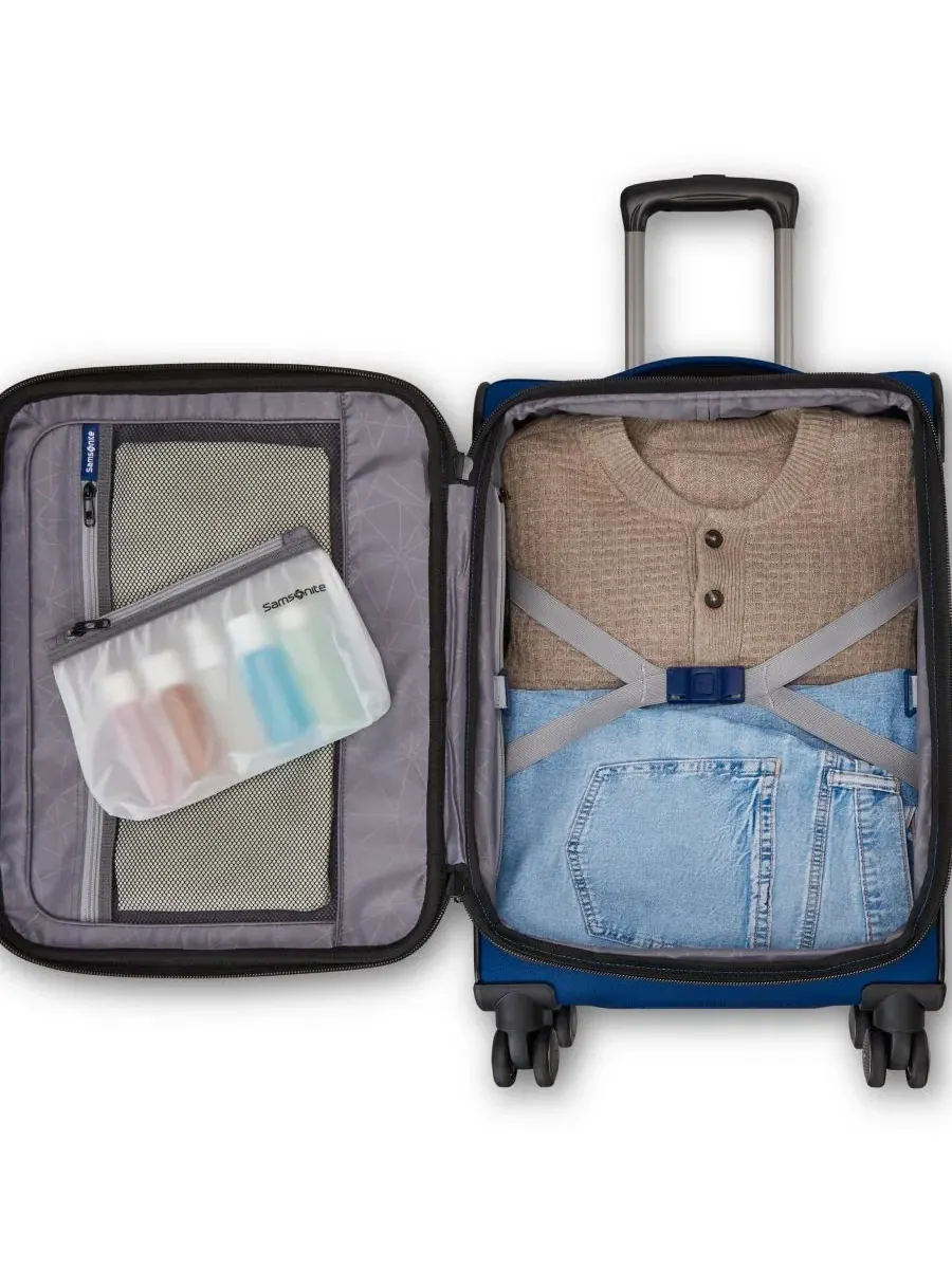 Дорожная сумка на колесиках Samsonite X-Tralight 4 — изображение 4 из 9, синий